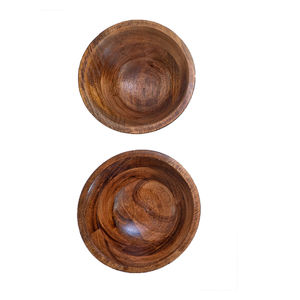 Cuenco de madera de Acacia 100% para frutas o ensaladas, venta al por mayor - Product Image 4