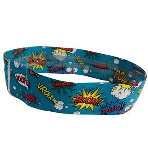 Cómodos tubos de tono de tela de poliéster elástico banda circular de cadera para ejercicio de gimnasio en casa para mujeres y hombres - Product Image 1