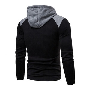 Nueva llegada Peso ligero de alta calidad Logotipo personalizado Impresión Hombres Material polar Sudadera con capucha de gran tamaño - Product Image 2