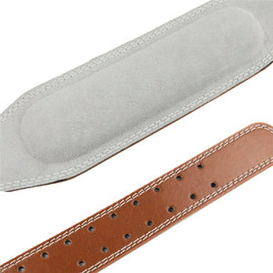 Cinturón de piel de vaca auténtica para levantamiento de pesas, cinturón de gimnasio para levantamiento de pesas, con logotipo personalizado, gran oferta - Product Image 4