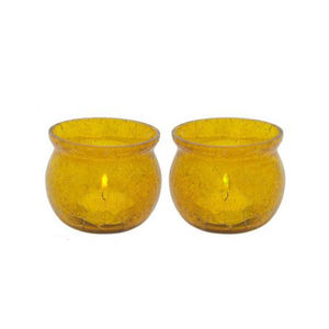 Juego de 2 Portavelas de Vidrio de Último Diseño con Logotipo y Personalización de Diseño Aceptada - Product Image 1