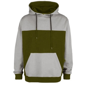 Pull-over en coton pour homme Colorblock 420 GSM, coupe ajustée, pull-over à capuche kangro, pull-over en tricot - Product Image 6