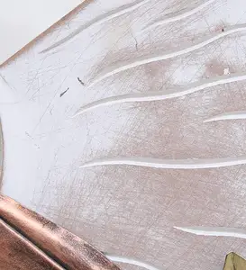 Art mural oiseau en métal doré Tenture murale décorative pour le salon, la chambre à coucher et la décoration intérieure - Product Image 1