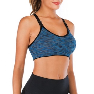 Wholesale Price PIHA SPORTS Quick Dry Women Medium for Sports <b>Bra</b> Racerback Supportive Wireless <b>Padded</b> Elastic Tape - Product Image 4