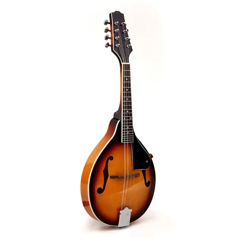 Cina all'ingrosso uno stile mandolino strumento musicale Sunburst, strumento mandolino