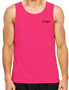 Camiseta de neón para correr para hombre, camiseta sin mangas atlética para nadar, playera, secado rápido, entrenamiento de maratón, gimnasio, deportes - Product Image 2