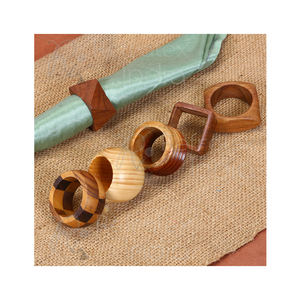 Anneaux porte-serviettes en bois de luxe avec décoration de table élégante et écologique pour restaurants, hôtels et organisateurs d'événements – Vente en gros - Product Image 1