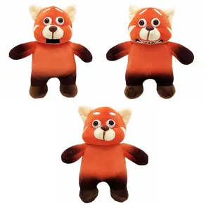 Movie Cartoon Character Kawaii Brown Bear Turning Party 3 Moods Turning Red Panda