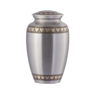 Cremation Urn for Human Ashes Handcrafted By Indian Artisans suitable for Niche Having a Capacity of 200 Lbs - Product Image 1