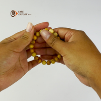 PALO SANTO-pulsera de cuentas, con cuentas, sostenible, de Perú