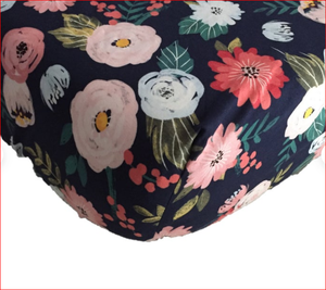 Drap de lit de bébé ajusté en mousseline tricotée imprimée Literie pour enfants - Product Image 1