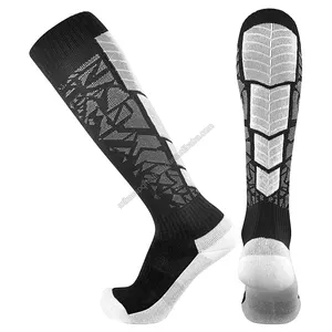 Breathable autumn solid sustainable compression middle tube men's basketball elite quick-dry sports socks