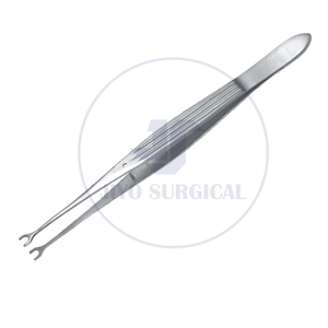 Forceps chirurgical à tissus non dentelés McIndoe de 15 cm, en acier inoxydable, réutilisable - Product Image 2
