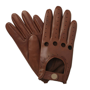 Guantes de conducción de piel de cabra de grano rojo al mejor precio, antideslizantes y con pantalla táctil, trabajo de seguridad, tamaño de Color personalizado para hombres y mujeres - Product Image 6