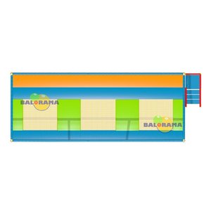 Trampolín Triple para saltar, trampolín comercial de tamaño especial, fabricación de trampolín juvenil - Product Image 4