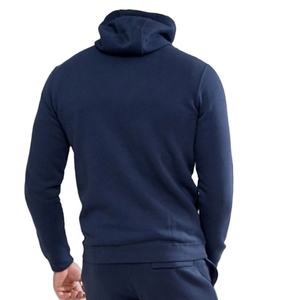 Último diseño personalizar Logo Low Moq listo para enviar entrenamiento Fitness hombres cremallera Sudadera con capucha - Product Image 4