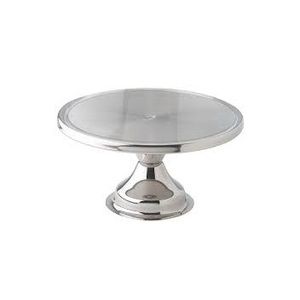 Juego de soporte de pastel de aluminio de cristal redondo de 5 piezas para hornear y comida nuevo postre de boda y té de la tarde estilo INS empaquetado en bolsa - Product Image 6