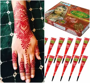 Super fine Sehnaaz chilli red henna cone 25gm