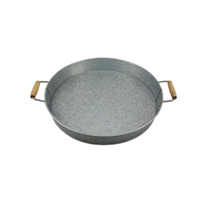 ถาดเสิร์ฟอาหารชุบสังกะสี ดีไซน์คลาสสิก คุณภาพเยี่ยม รูปทรงกลม ถาดเสิร์ฟขนมหวาน ราคาประหยัด - Product Image 6