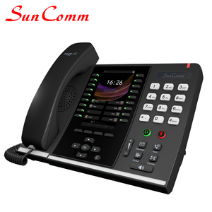 Téléphone IP VoIP de bureau sans fil SC-2068-HPE Executive avec rétroéclairage 4,5 pouces, PoE, port USB intégré, dongle Wi-Fi, 18 comptes SIP, 3000 - Product Image 3