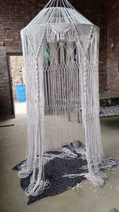 JM INTERNATIONAL Décoration murale en macramé fabriquée en Inde - Product Image 2