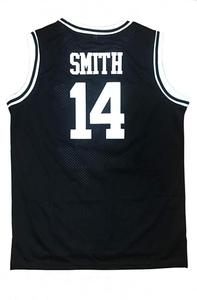 Camiseta de Baloncesto Unisex Sublimada en Color Negro / Camiseta de Baloncesto Personalizada / Academia Bel-Air # 14 Antibacterianos de Secado Rápido - Product Image 2