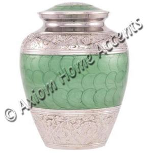 Urna de cremación de Metal para adultos, urna funeraria de latón, de aluminio, para cenizas humanos, acentos para el hogar Axiom, venta al por mayor - Product Image 2