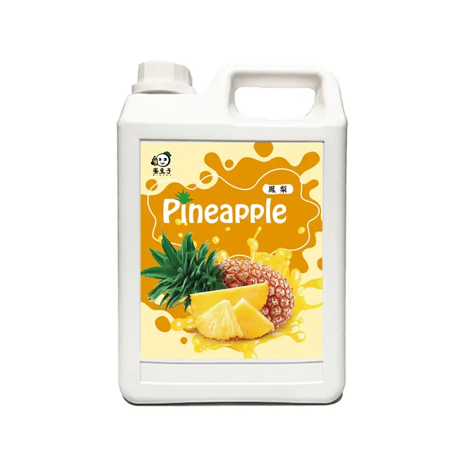 Ananas Smaak Sap Pulp Puree Jam Concentraat Siroop