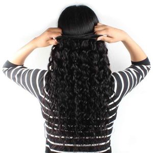100% Extensiones de cabello virgen alineadas con cutícula India rizada ondulada profunda Extensiones de cabello humano - Product Image 3