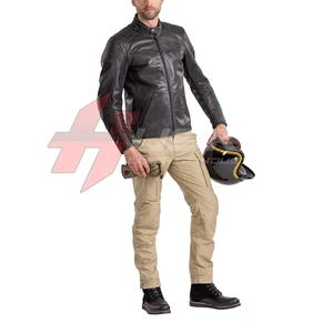 2023 Top vente conception personnalisée veste de course qualité supérieure en cuir véritable imperméable coupe-vent Auto grande taille vêtements de sport - Product Image 1