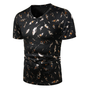 T-shirt pour hommes, en coton, surdimensionné, estival et pas cher, avec impression personnalisée, offre spéciale, - Product Image 6