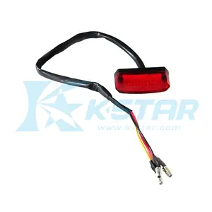 Mini Tail Light With 6pcs LED Red Motorcycle