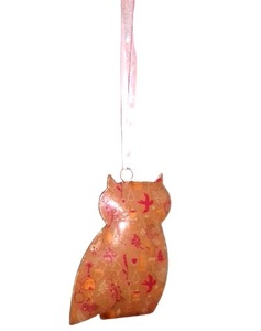 Buho-en forma de Imprimir Etiqueta de diseño único decoración árbol de Navidad ornamento colgante suministros regalos - Product Image 1
