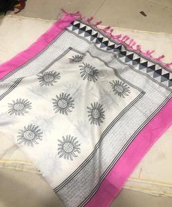 Nouveau Indien Femmes Porter Banarasi Coton Soie Dupatta Vêtements pour Dames Filles Top Écharpes Fantaisie Dernier Design À La Mode Nouveau Look ApparelGarment - Product Image 4