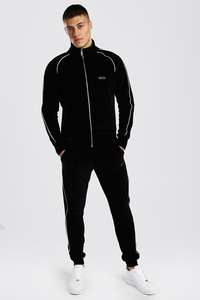 Chándal de dos piezas para hombre, traje de chándal personalizado para correr de gran tamaño, ropa de entrenamiento de fútbol, chándal de algodón para niños 2022 - Product Image 4