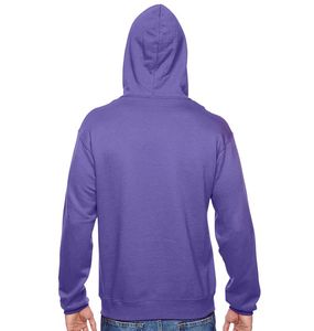 Pull à capuche unisexe 100% coton en polaire rose avec impression personnalisable grande taille (taille jusqu'à 6XL) pour l'hiver - Product Image 6