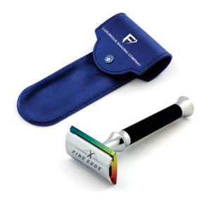 Maquinilla de afeitar de doble filo con mango y cabezal cómodos, se vende convenientemente con recubrimiento en polvo para mayor seguridad - Product Image 6