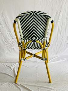 เก้าอี้หวายสไตล์ฝรั่งเศสสำหรับร้านอาหารห้องครัวห้องนั่งเล่นใช้กลางแจ้งเป็นมิตร - Product Image 2