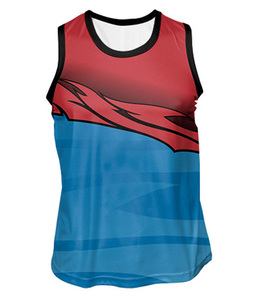 Wholesale <b>Running</b> Sublimated <b>Singlet</b> Men's Vests Top Tank <b>Singlet</b> - Product Image 1