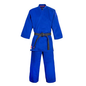 Uniforme de Karate para Adultos, Ligero, de Poliéster/Algodón, Corte Regular, Uniforme de Karate Gi para Estudiantes, Cinturón para Entrenamiento de Artes Marciales - Product Image 1