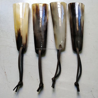 Chausse-pied artisanal haut de gamme en corne de buffle de 6 pouces, corne naturelle véritable, accessoire de chaussure en gros au meilleur prix