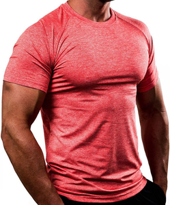 Camiseta Deportiva de Alto Rendimiento para Hombre, Corte Musculoso, Talla Grande, Elástica, de Secado Rápido, Algodón, Personalizable OEM - Product Image 3