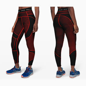 <b>Amazon</b> <b>Best</b> Sale OEM ODM Sublimation Woman Yoga Wear Pants Custom Yoga Pants Suit Set Sexy Low Moq for Women Yoga <b>Leggings</b> - Product Image 3