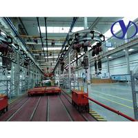 Ensamblaje de chasis de autobús eléctrico, línea de producción, marco de autobús, fabricación de Duoyuan, China