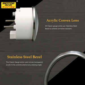 52mm trắng mặt con trỏ màu đen xe nhiên liệu dầu áp lự<span class=keywords><strong>c</strong></span> Volt nhiệt độ nướ<span class=keywords><strong>c</strong></span> đo 85mm tachometer <span class=keywords><strong>Speedometer</strong></span> 6 trong 1 KMH <span class=keywords><strong>C</strong></span> Bar - Product Image 5