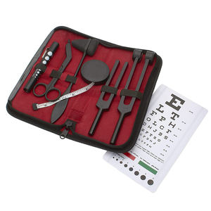 7 piezas Taylor Hammer cuerpo cinta métrica Tuning Fork Set táctico negro diagnóstico percusión Kit oído vendaje tijeras - Product Image 1