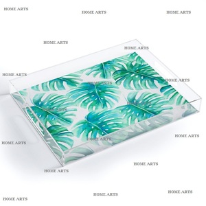 Bandeja de Acrílico para Chocolates de la Más Alta Calidad, Diseño Clásico, Forma Rectangular, Bandeja para Servir Comida Rápida de Home Arts - Product Image 5
