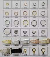 Accesorios de ropa interior de bañador de aleación de Zinc, Correa ajustadora, anillo deslizante, gancho, hebilla de sujetador