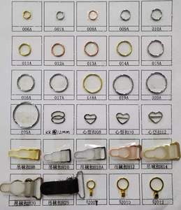 Alliage de Zinc maillots de bain sous-vêtements accessoires ajusteur anneau de sangle crochet boucle de soutien-gorge - Product Image 4