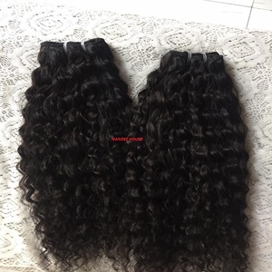 En gros vierge indien cheveux humains armure 100% vierge indien cheveux humains bruts non transformés vierge 613 brut indien temple cheveux bouclés - Product Image 1